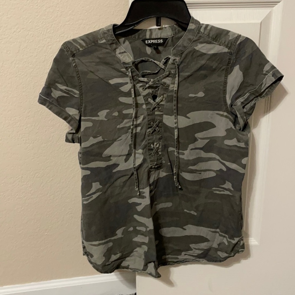 Express camo shirt